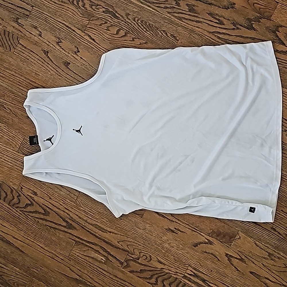 Jordan men's white soffit tank top
